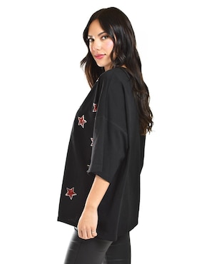 Blusa Roman Fashion manga 3/4 para mujer