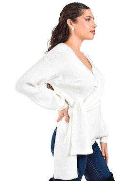 Blusa Roman Fashion manga larga para mujer