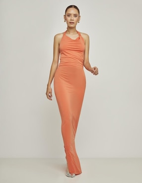 Vestido Maxi Formal Devendi Para Mujer