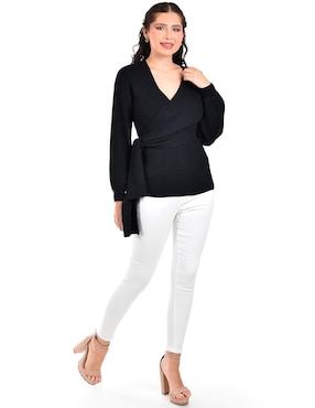 Blusa Roman Fashion manga larga para mujer