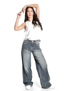 Jeans relaxed wide leg Roman Fashion para mujer