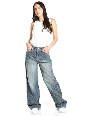 Jeans relaxed wide leg Roman Fashion para mujer