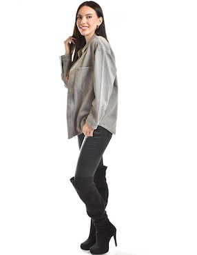 Chamarra Roman Fashion de algodón para mujer
