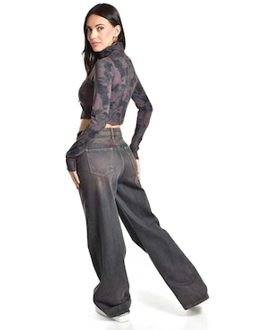 Jeans relaxed amplio Roman Fashion para mujer