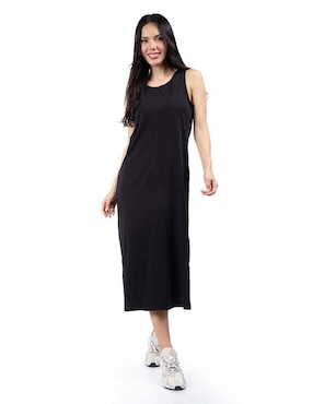 Vestido Midi Casual Roman Fashion Para Mujer