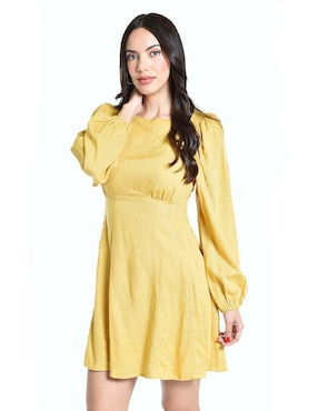 Vestido Corto Casual Roman Fashion Para Mujer