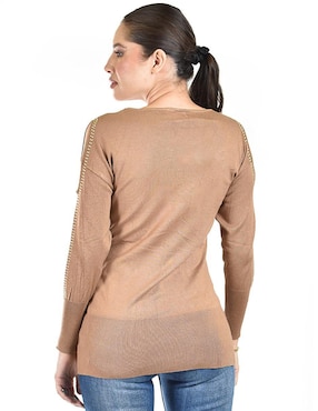 Blusa Roman Fashion manga larga para mujer