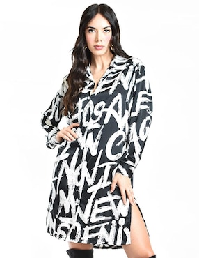 Vestido arriba de la rodilla casual Roman Fashion para mujer