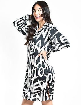 Vestido arriba de la rodilla casual Roman Fashion para mujer