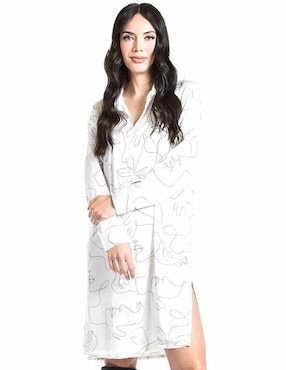 Vestido arriba de la rodilla casual Roman Fashion para mujer