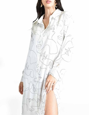 Vestido arriba de la rodilla casual Roman Fashion para mujer