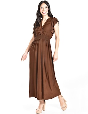 Vestido Largo Casual Roman Fashion Para Mujer