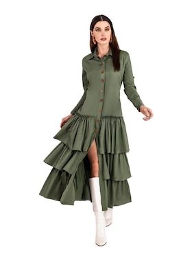 Vestido maxi casual Beatriz Meade para mujer
