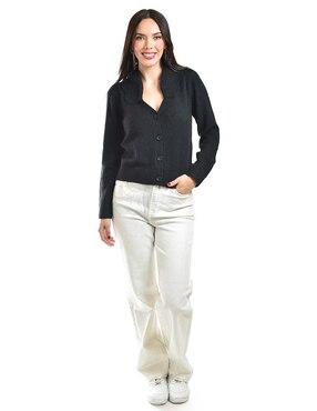 Suéter Roman Fashion cuello V para mujer