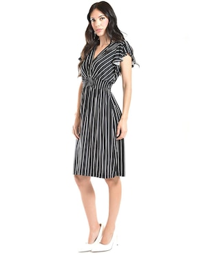 Vestido a la rodilla casual Roman Fashion para mujer