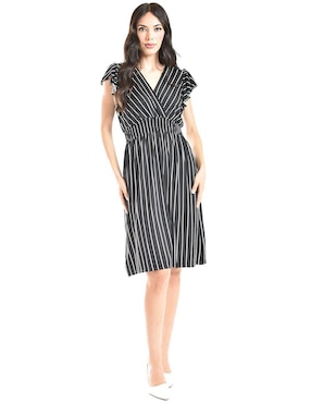 Vestido a la rodilla casual Roman Fashion para mujer