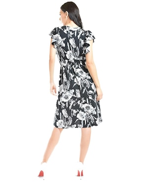 Vestido a la rodilla casual Roman Fashion para mujer