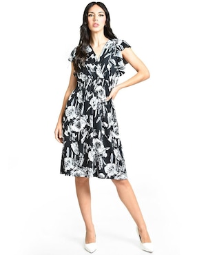 Vestido a la rodilla casual Roman Fashion para mujer