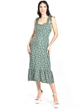 Vestido midi casual Roman Fashion para mujer