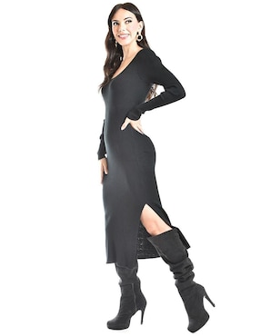Vestido midi casual Roman Fashion para mujer