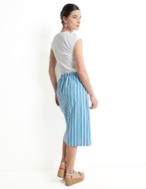 Falda midi Petite Studio cintura alta