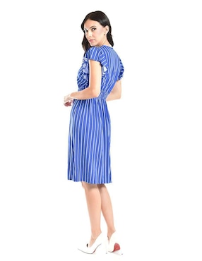 Vestido a la rodilla casual Roman Fashion para mujer