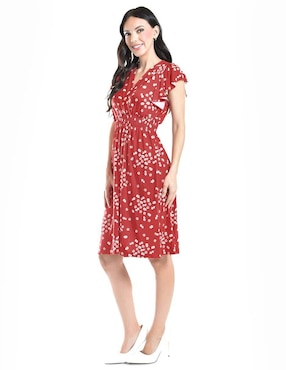 Vestido a la rodilla casual Roman Fashion para mujer