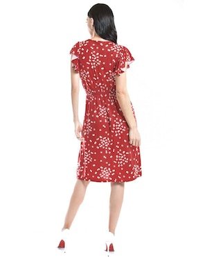 Vestido a la rodilla casual Roman Fashion para mujer