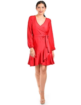 Vestido corto de fiesta Roman Fashion escote V