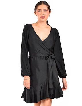 Vestido corto de fiesta Roman Fashion escote V
