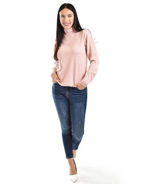 Suéter Roman Fashion cuello tortuga para mujer
