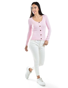 Suéter Roman Fashion cuello redondo para mujer