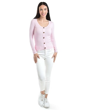 Suéter Roman Fashion cuello redondo para mujer