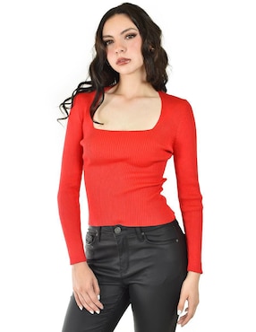 Blusa Roman Fashion manga larga para mujer