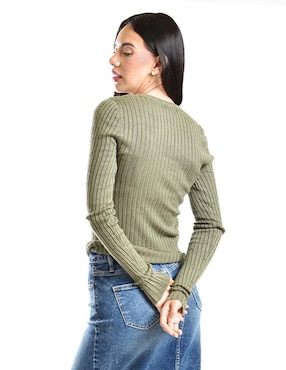 Suéter Roman Fashion cuello redondo para mujer