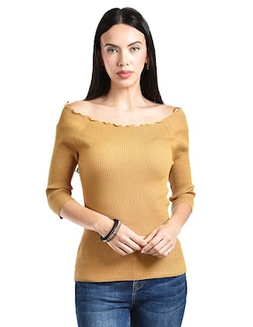 Blusa Roman Fashion manga 3/4 para mujer