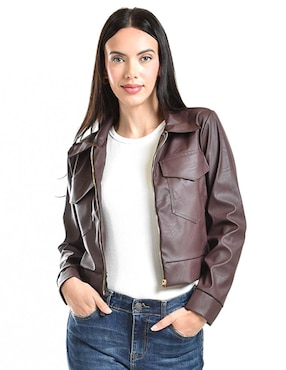 Chamarra Casual Roman Fashion Impermeable Para Mujer