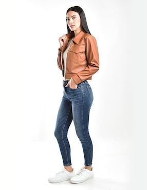 Chamarra casual Roman Fashion impermeable para mujer
