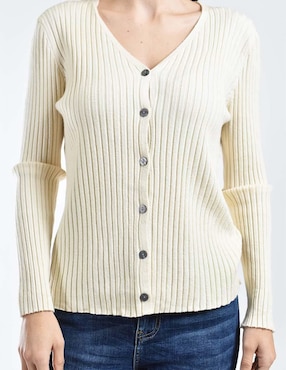 Suéter Roman Fashion cuello V para mujer