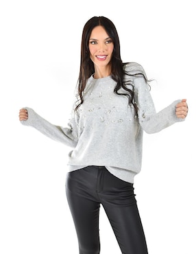 Suéter Roman Fashion cuello redondo para mujer
