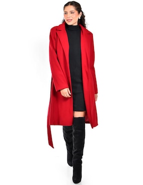 Abrigo Roman Fashion abierto para mujer