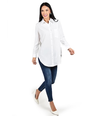 Blusa Roman Fashion manga larga para mujer