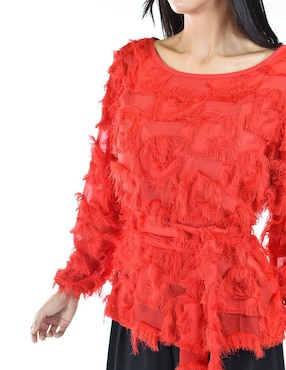 Blusa Roman Fashion manga larga para mujer