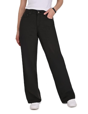 Jeans Straight Supply Corte Cintura Para Mujer