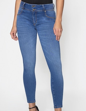 Jeans Slim Studio F Corte Cintura Para Mujer