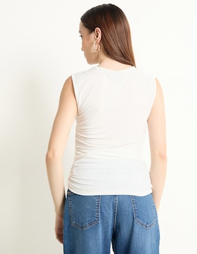 Top Pieces cuello redondo