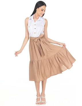 Vestido Midi Casual LVyou Para Mujer