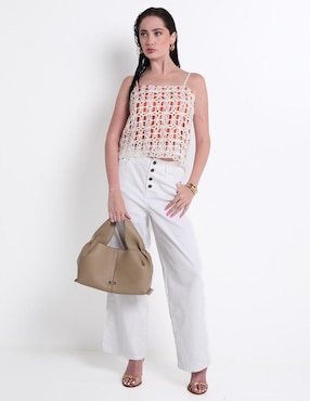 Blusa de tirantes Map para mujer