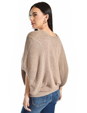 Suéter Roman Fashion cuello V para mujer