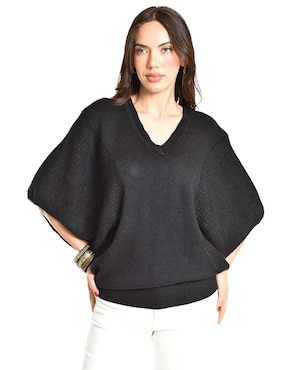 Suéter Roman Fashion cuello V para mujer